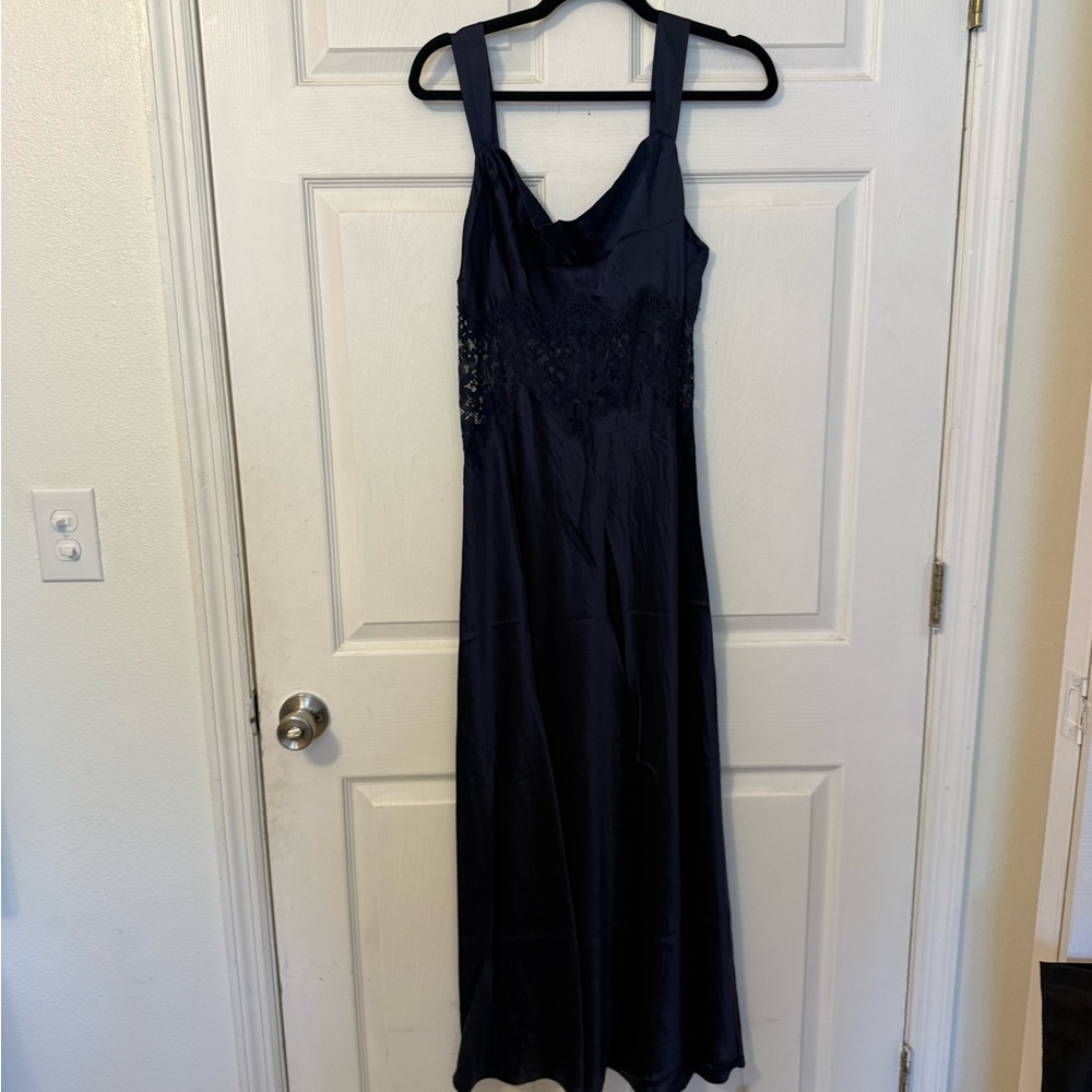 Reformation Evelyne Silk Lace Midi Dress - Picture 5 of 7